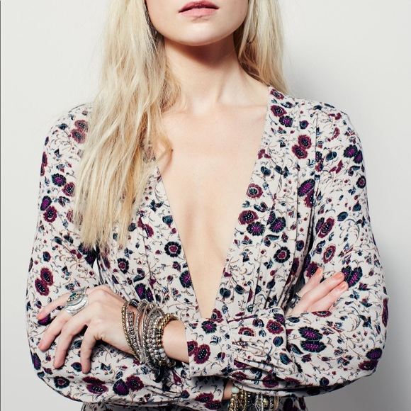 NWT Free People Some Like It Hot Jumpsuit in Almond Combo - Picture 6 of 16